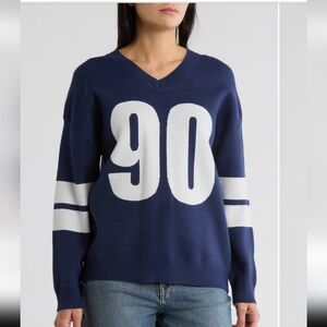 Vigoss Navy Blue Knit Sweater